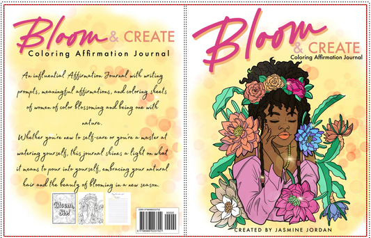 Bloom & Create Affirmation Coloring Journal
