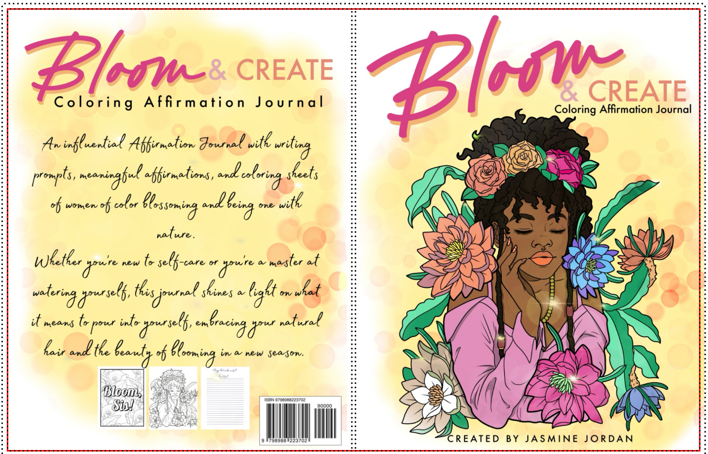 Bloom & Create Affirmation Coloring Journal